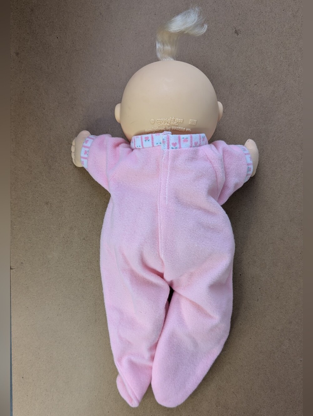 Vintage 1993 Cabbage Patch Naptime Baby Doll Swaddle Baby Blanket, Cup, Pacifier - Picture 3 of 13